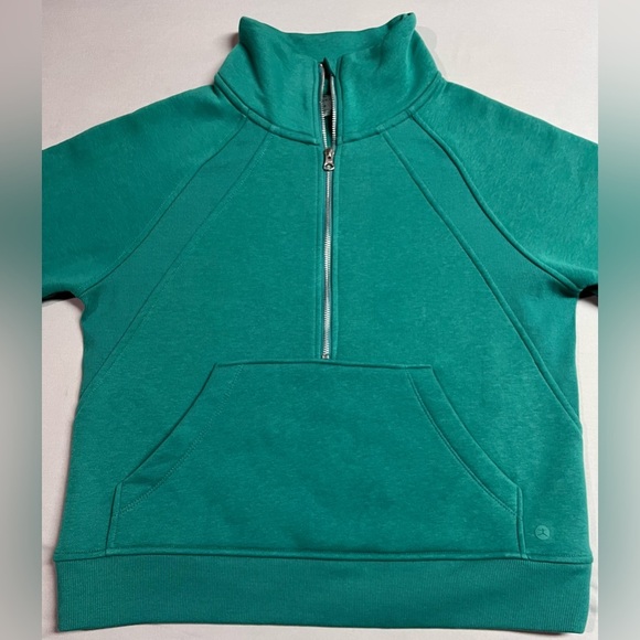 Danskin Half Zip Fleece Funnel Neck Sweatshirt NWOT - Picture 3 of 4